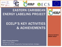 ECELP Key activities achievements 2014